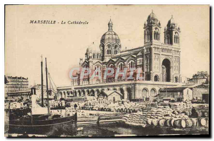 CPA Marseille La Cathedrale