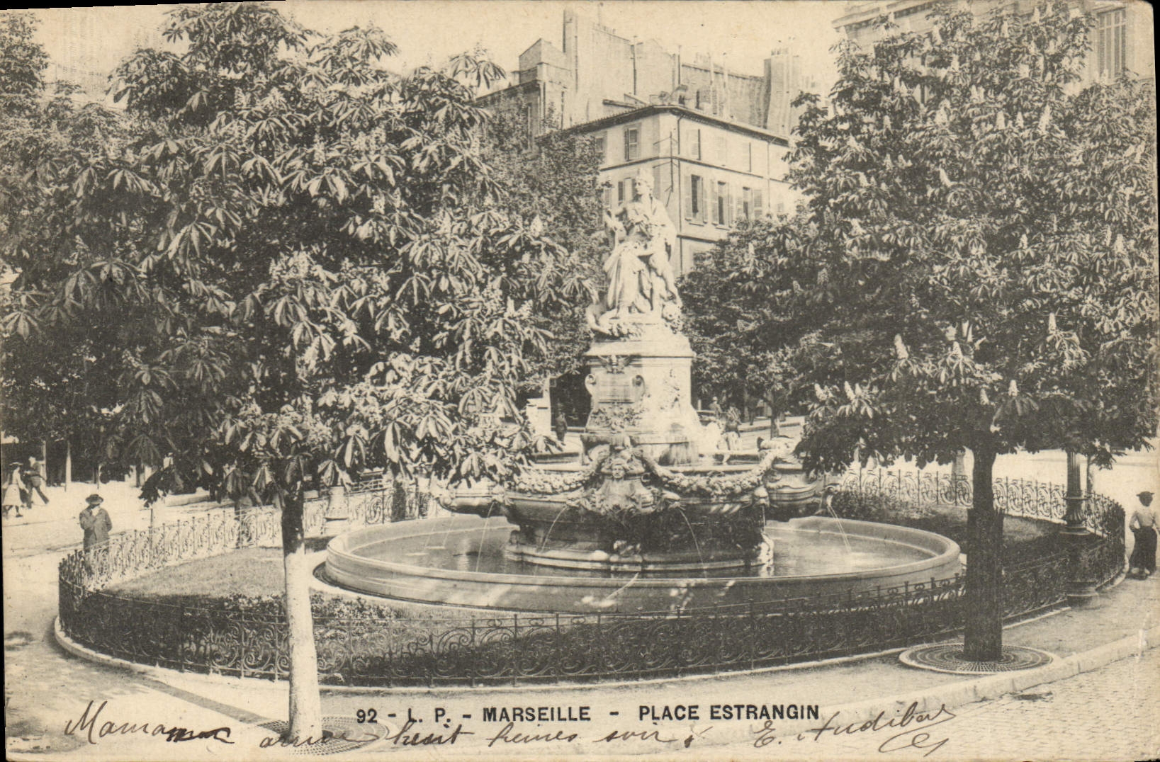 CPA Marseille Place Estrangin