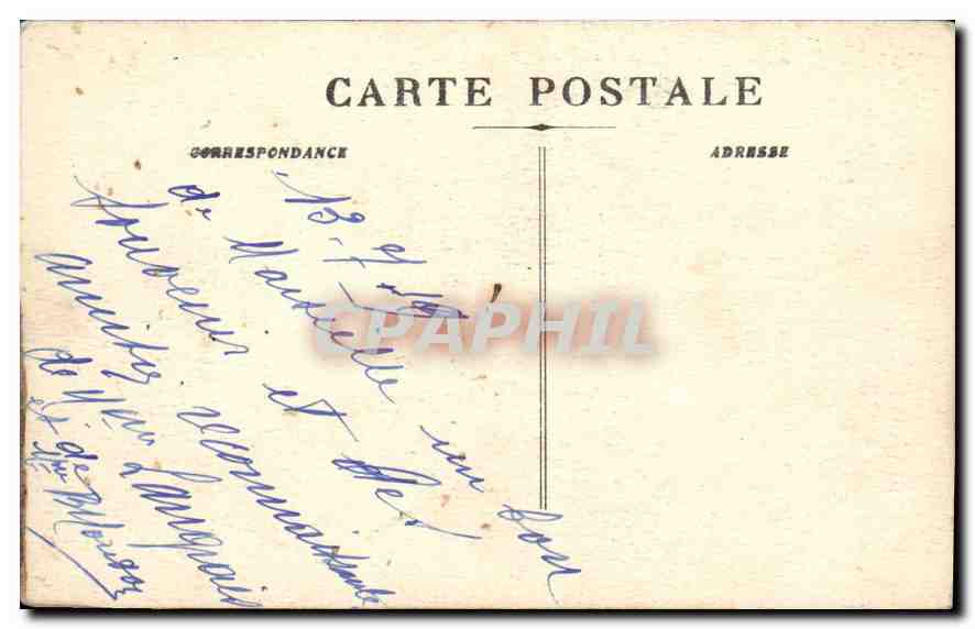 CPA Marseille Ascenseur de N D de LA Garde — Verso