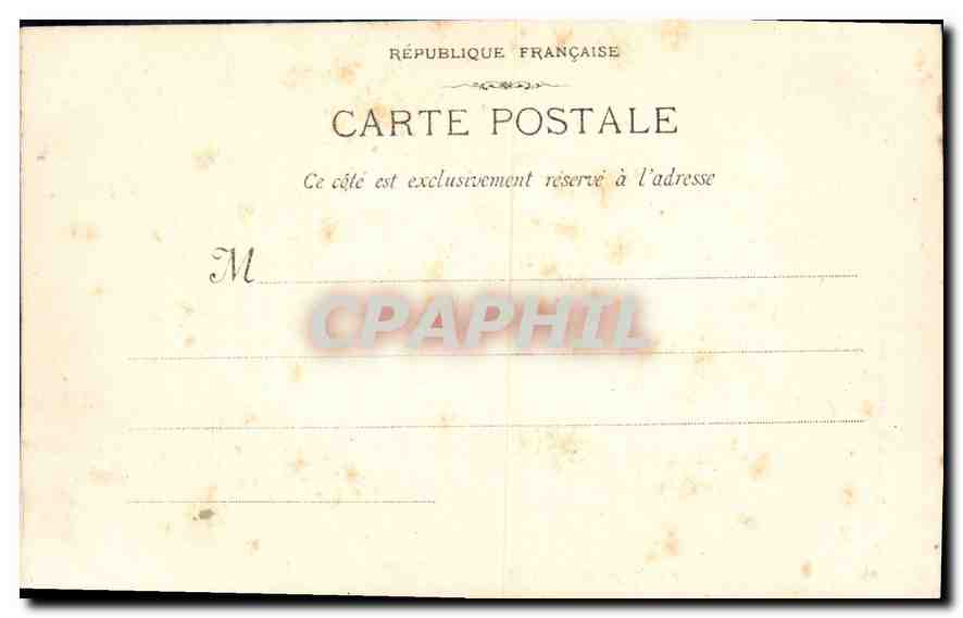 CPA Marseille Notre Dame de la Garde — Verso