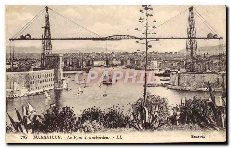 CPA Marseille Le Pont Transbordeur