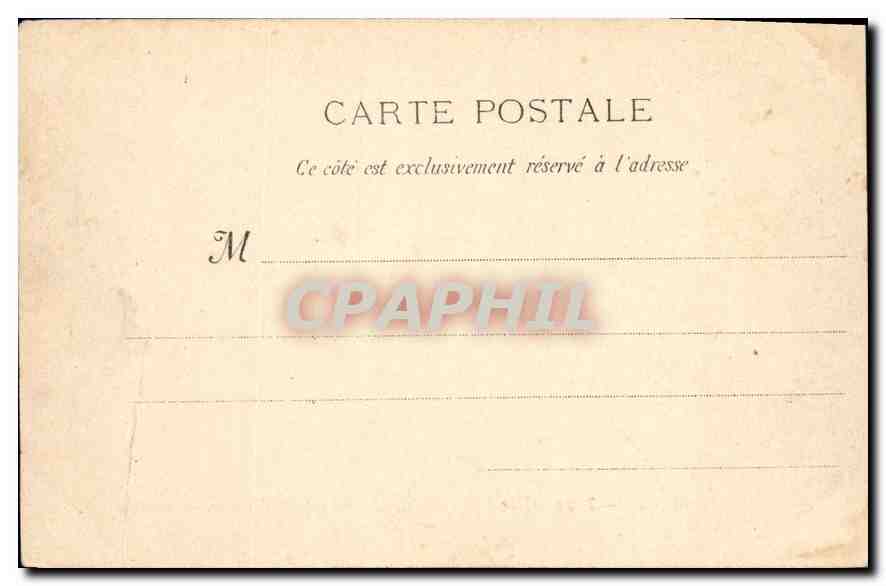 CPA Marseille Le Vieux Port et Notre Dame de la Garde — Verso