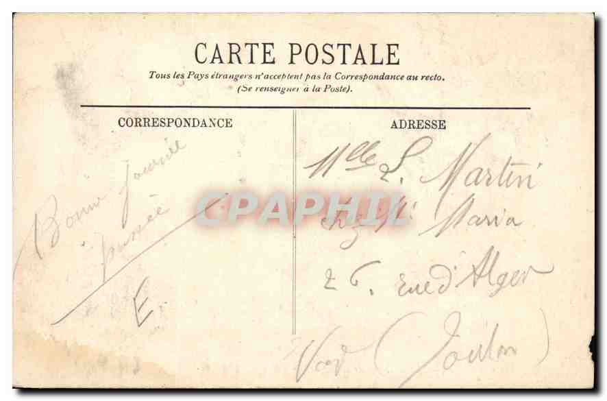 CPA Marseille Notre Dame de la Garde — Rückseite
