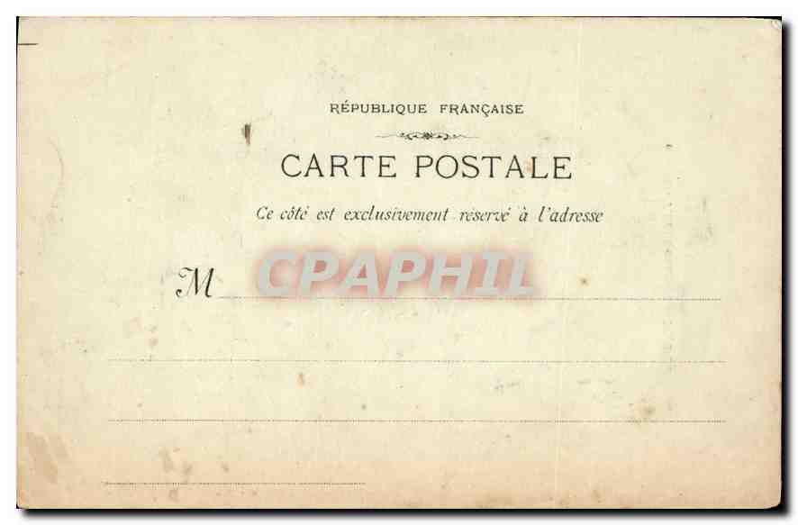CPA Marseille Anscenseur de N D de la Garde — Rückseite