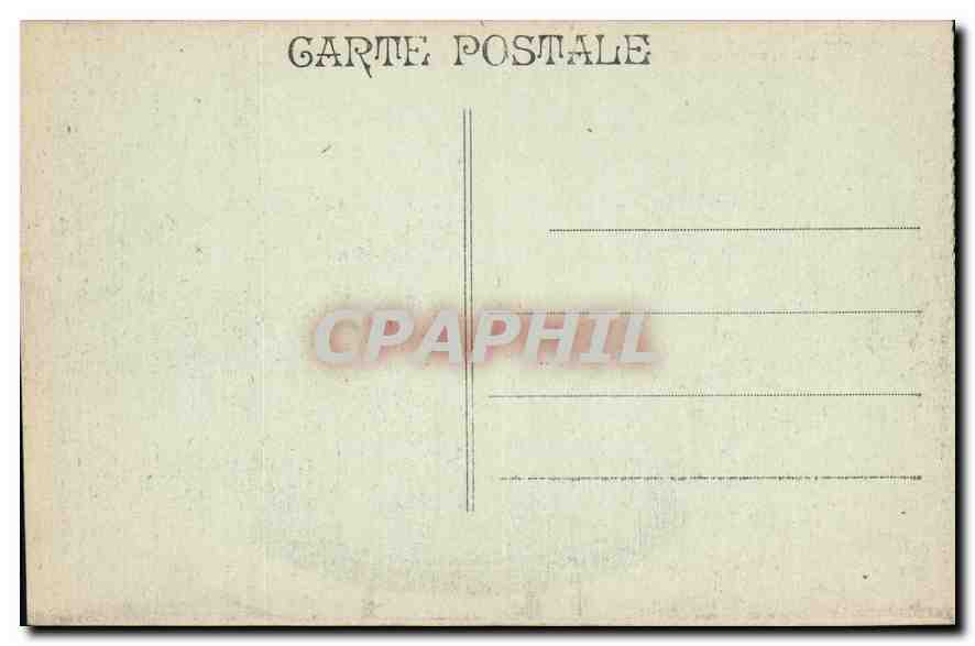 CPA Marseille la Place Castellane et Fontaine Cantini — Verso