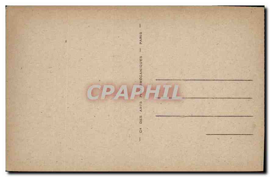 CPA Marseille Le CHateau — Verso