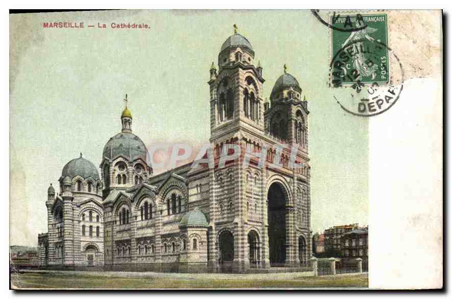 CPA Marseille La Cathedrale