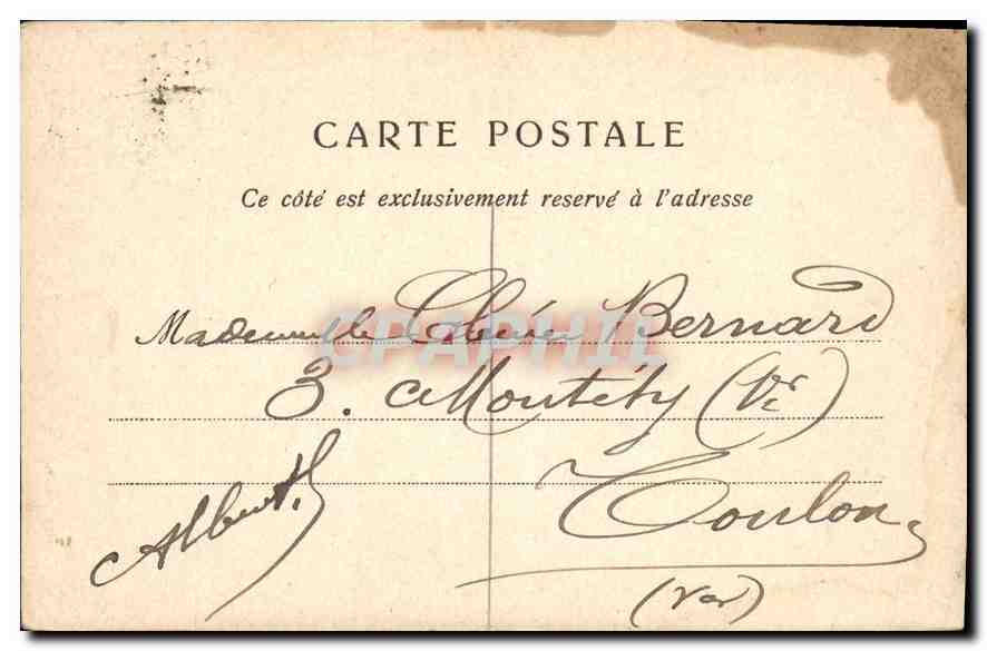 CPA Marseille La Cathedrale — Rückseite