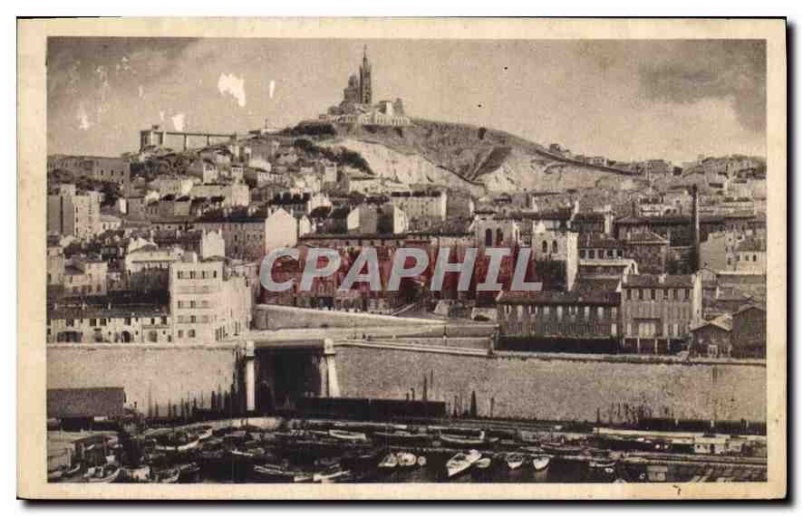 CPA Marseille La Colline de N D de la Garde