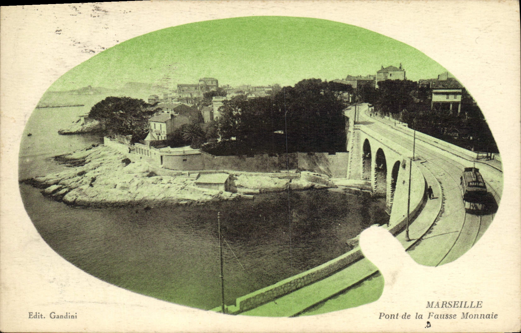 CPA Marseille Pont de la Fausse Monnaie