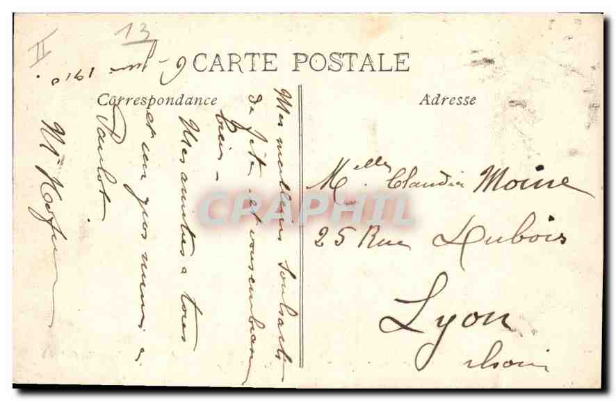 CPA Marseille Vue generale des Bassins de la Joliette — Rückseite