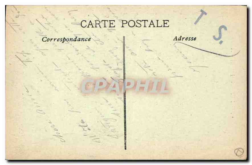 CPA Marseille Abbaye St Victor — Back