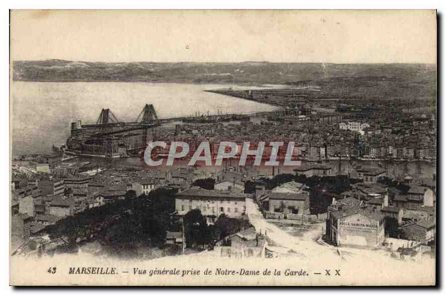 CPA Marseille La Cathedrale et N D de la Garde