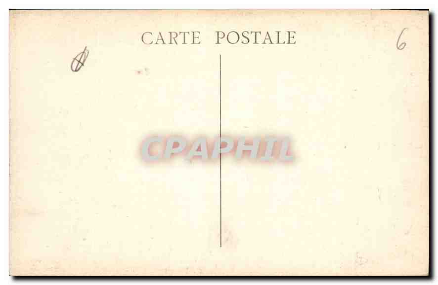 CPA Marseille Le Chateau d'If — Verso