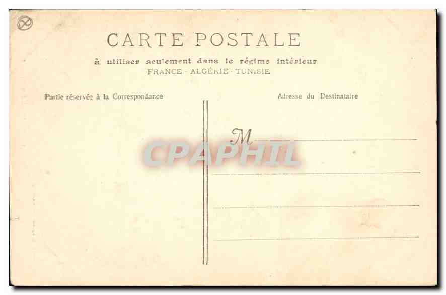 CPA Marseille Notre Dame de la Garde L'annonciation Mosaique — Rückseite