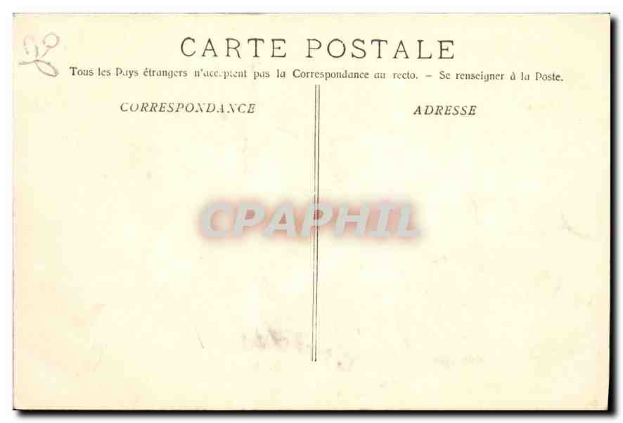 CPA Marseille Ascenseur de N D de la Garde — Rückseite