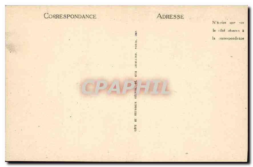 CPA Marseille Vue generale prise de Notre Dame de la Garde — Rückseite