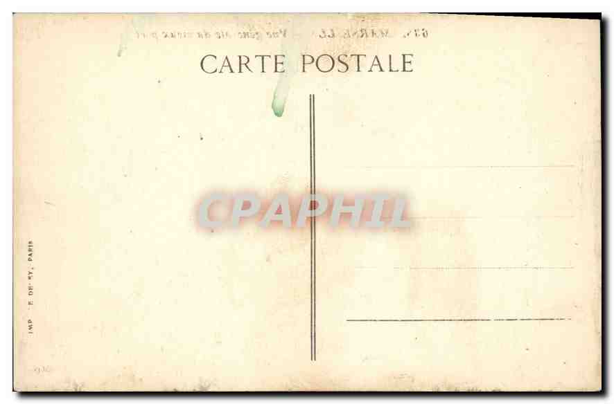 CPA Marseille Le Fort Saint Jean — Rückseite
