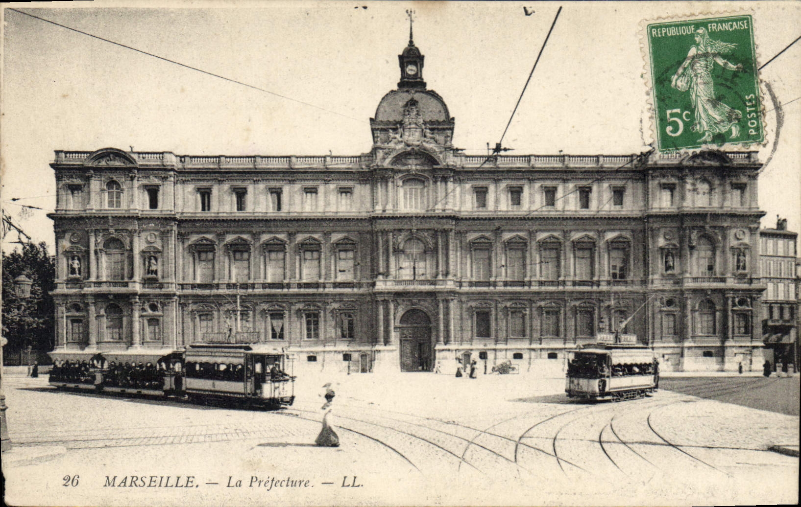 CPA Marseille Palais Longchamp (motif principal)