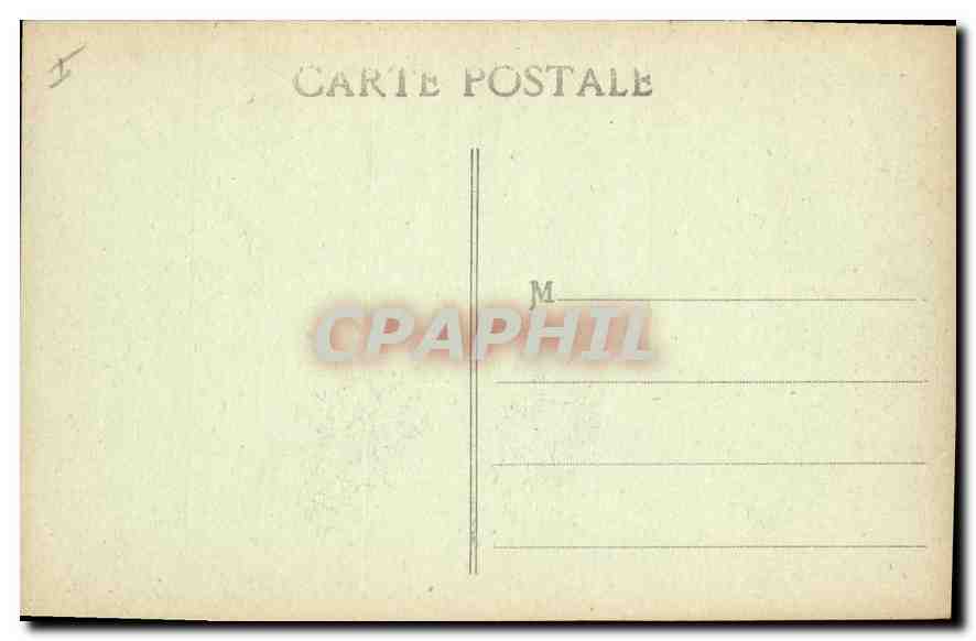 CPA Marseille Caisse d'Epargne — Verso