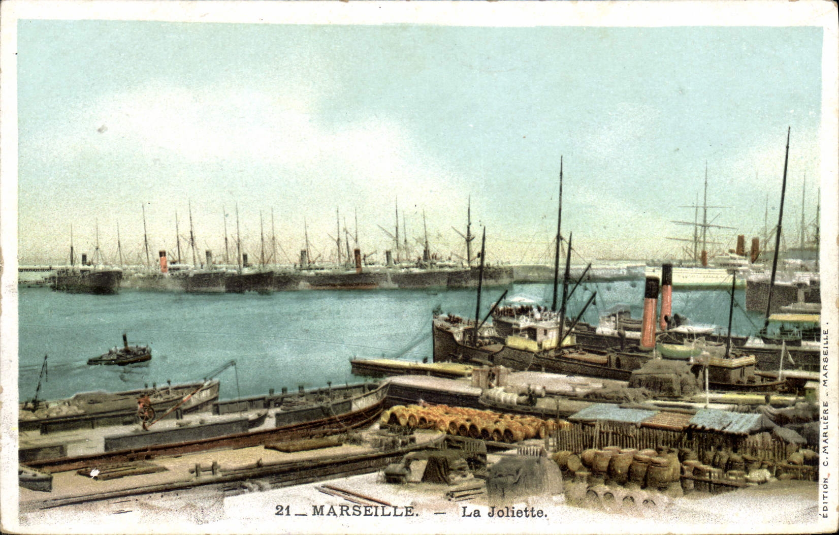 CPA Marseille La Joliette Bateaux