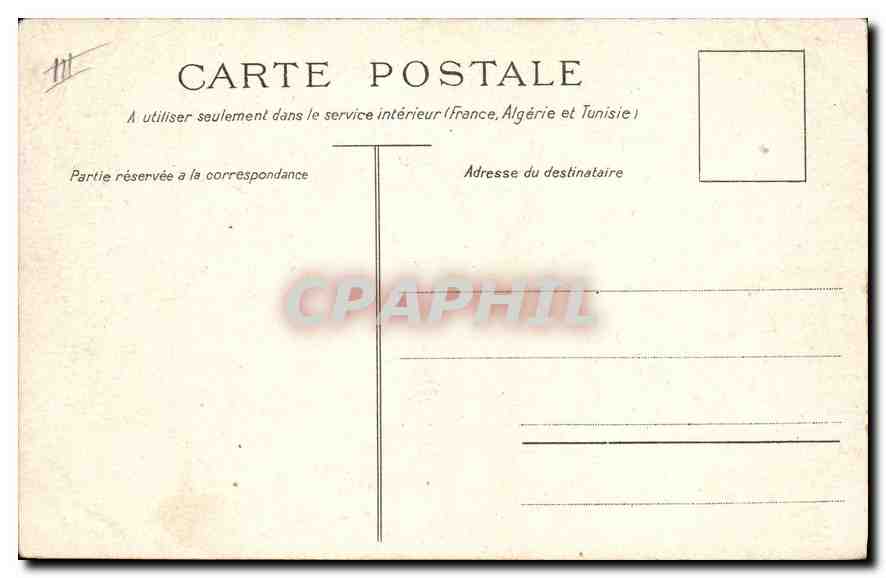 CPA Marseille La Joliette Bateaux — Rückseite