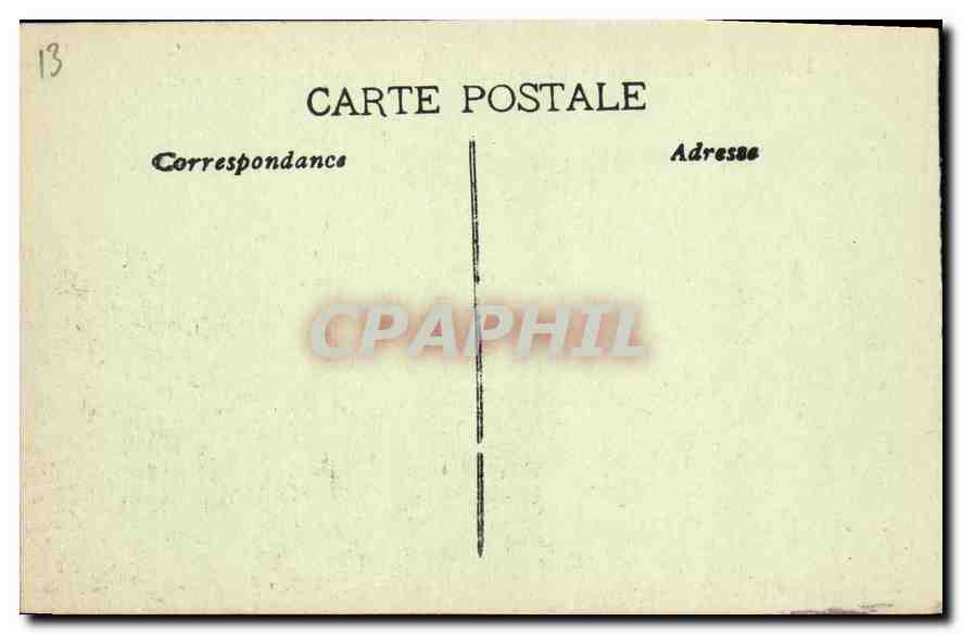 CPA Marseille Collection du Chateau d'If Le donjon porte principale — Verso