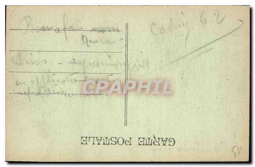 CPA Marseille Phare de Planier — Verso
