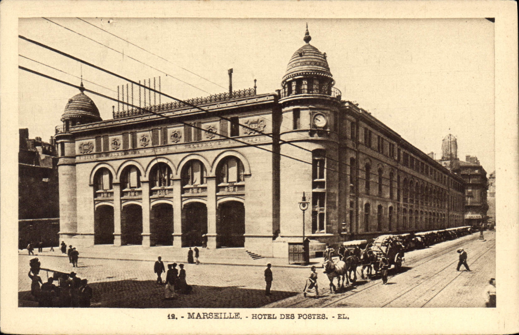 CPA Marseille Hotel des Postes
