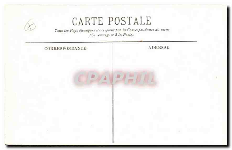 CPA Marseille Chateau d'If et des iles du Frioul Coucher de soleil — Rückseite