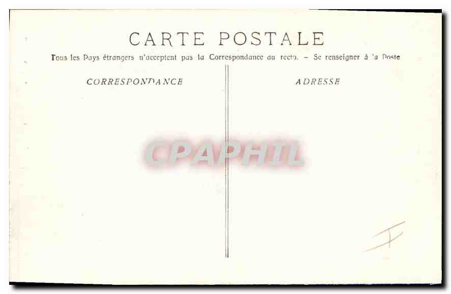 CPA Marseille Ascenseur de N D de la Garde — Rückseite