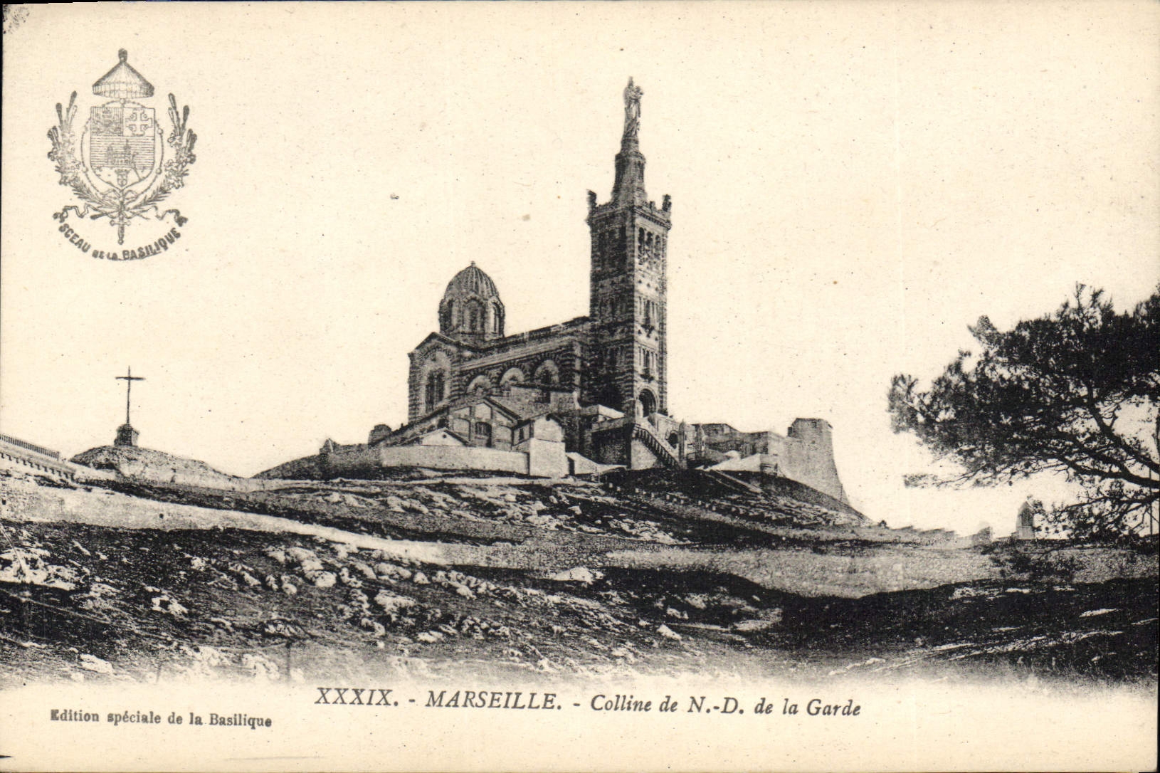 CPA Marseille Colline de N D de la Garde