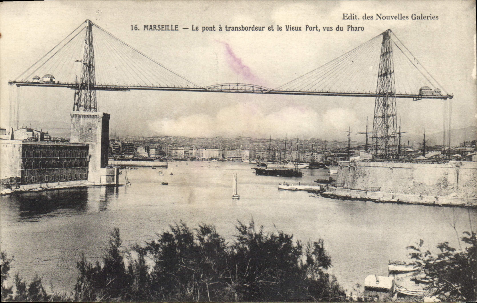 CPA Marseille Le pont a transbordeur