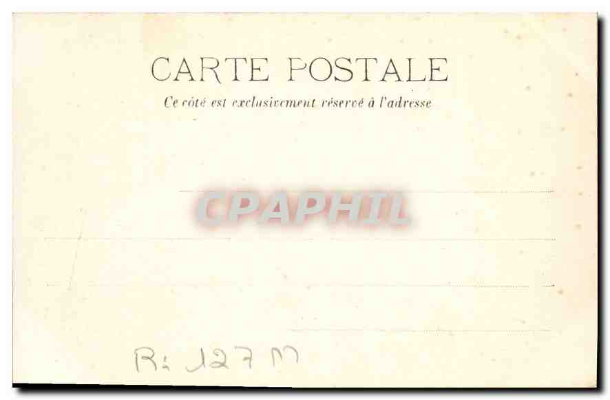 CPA Marseille Parc Borely — Verso