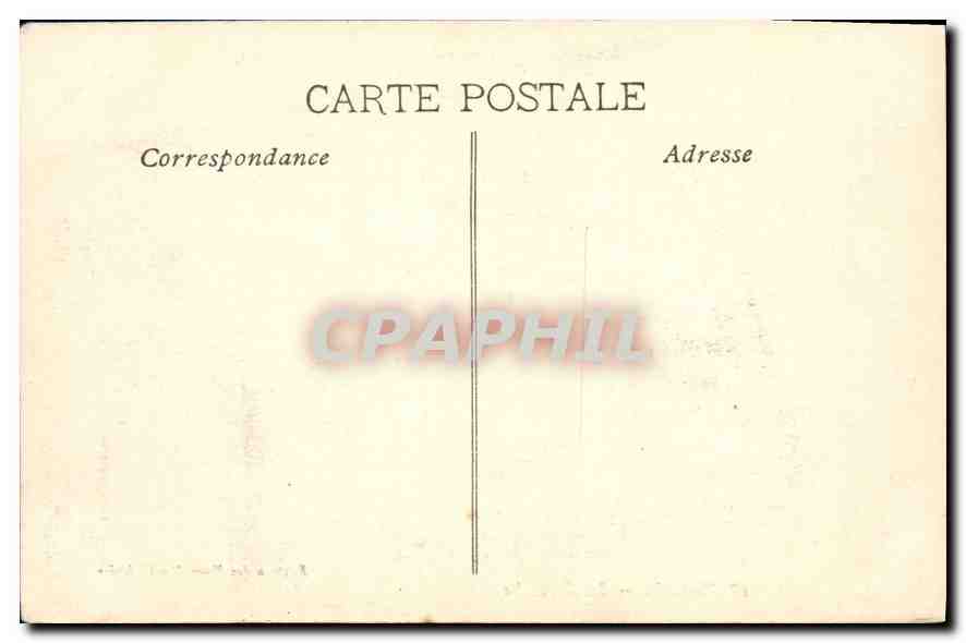 CPA Marseille La Corniche — Verso