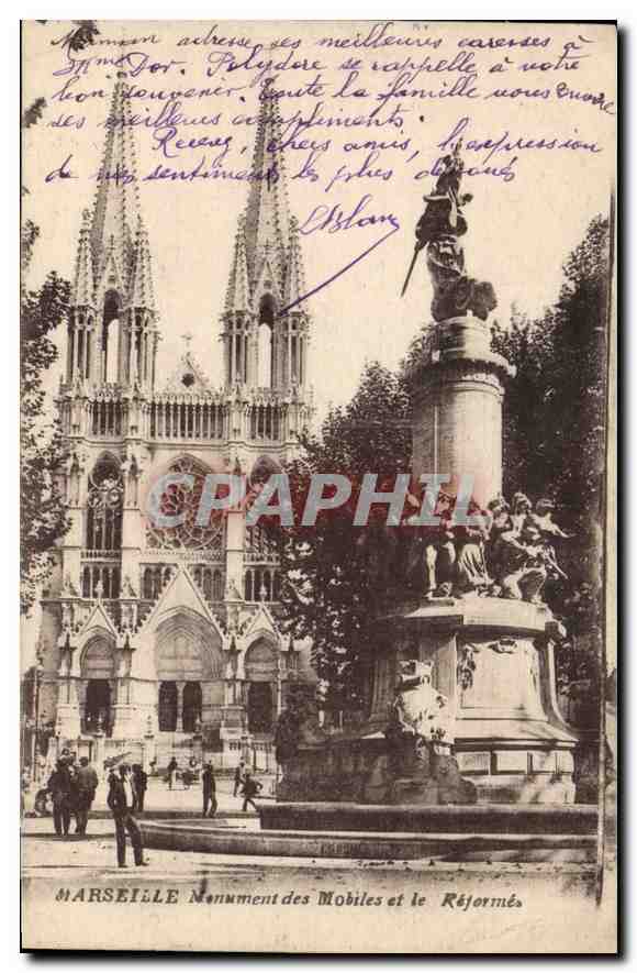 CPA Marseille Monument des Mobiles