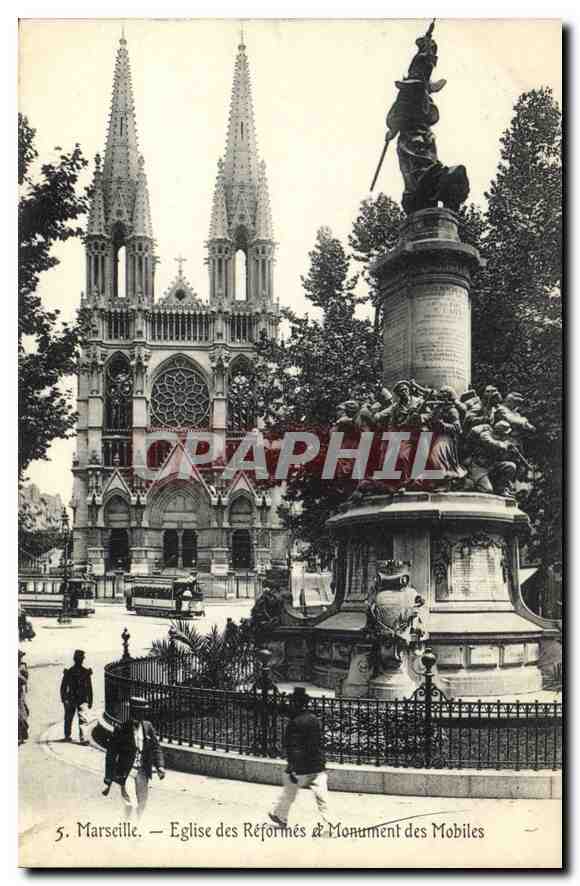 CPA Marseille Eglise des Reformes