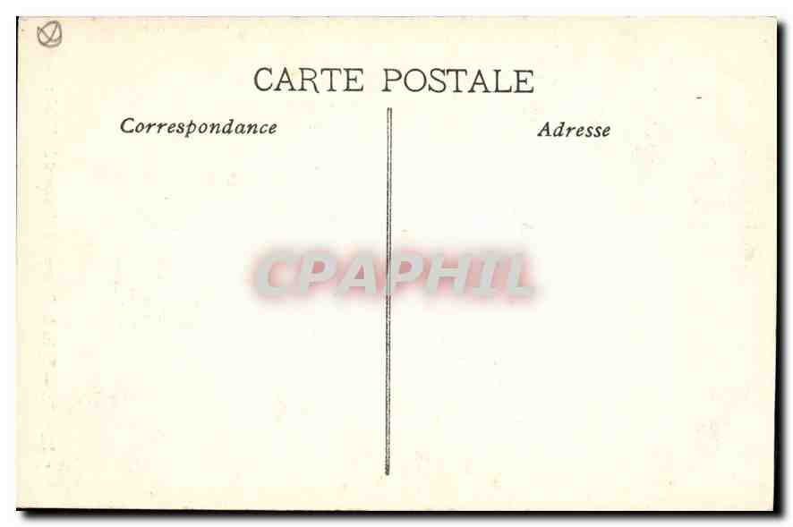 CPA Marseille Eglise des Reformes — Verso