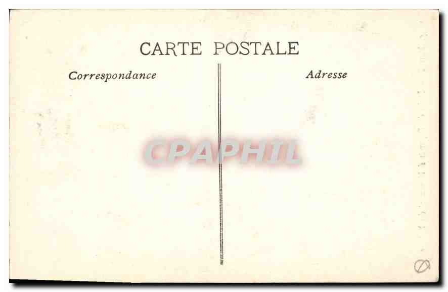 CPA Marseille Eglise des Reformes — Verso