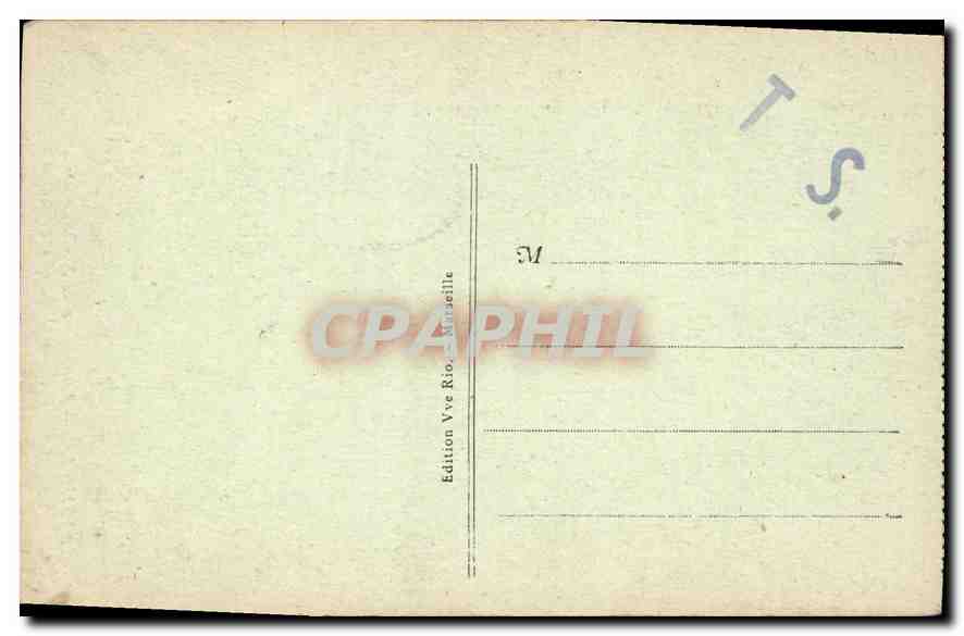 CPA Marseille Ascenseurs de N D de la Garde — Rückseite