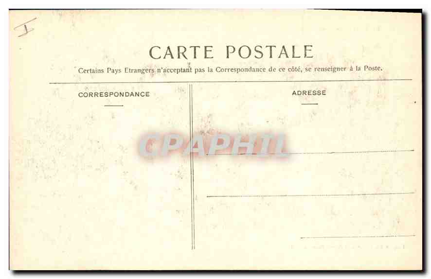 CPA Toul Entree de l'Hotel de Ville — Rückseite