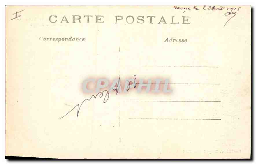 CPA Toul Vue de la Cathedrale — Verso