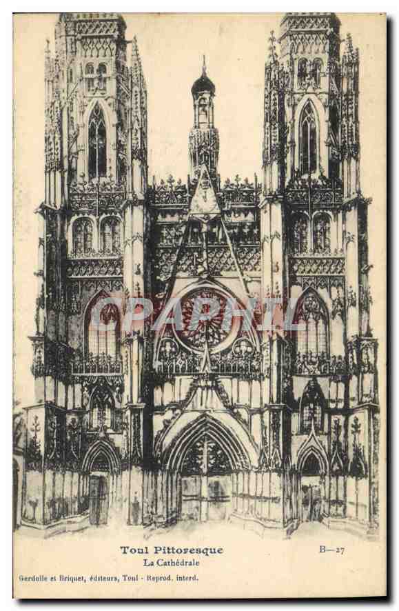 CPA Toul Pittoresque La Cathedrale