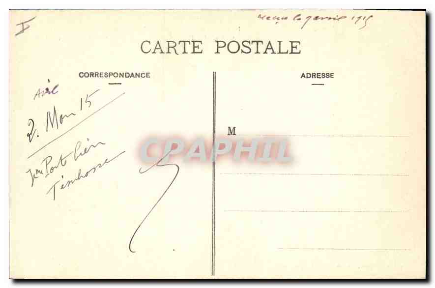 CPA Toul Pittoresque Jardin de l'Hotel de Ville — Rückseite