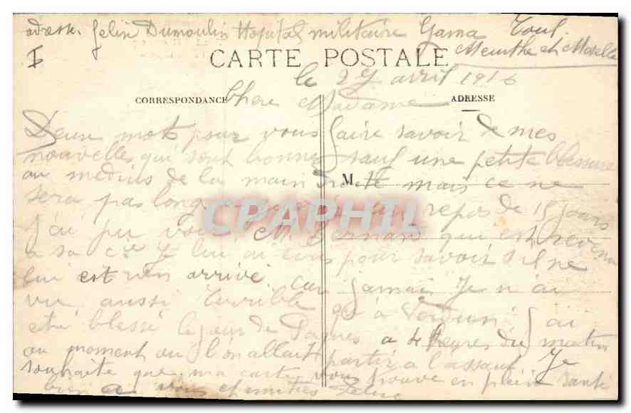CPA Toul Pittoresque La Cathedrale — Rückseite
