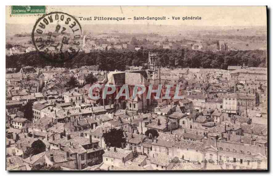 CPA Toul pittoresque Saint Gengoult Vue generale