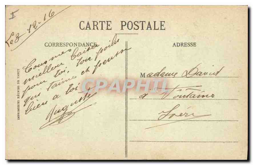 Toul Pittoresque — La Cathédrale — Gerdelle et Briquet, éditeurs, Toul — Rückseite