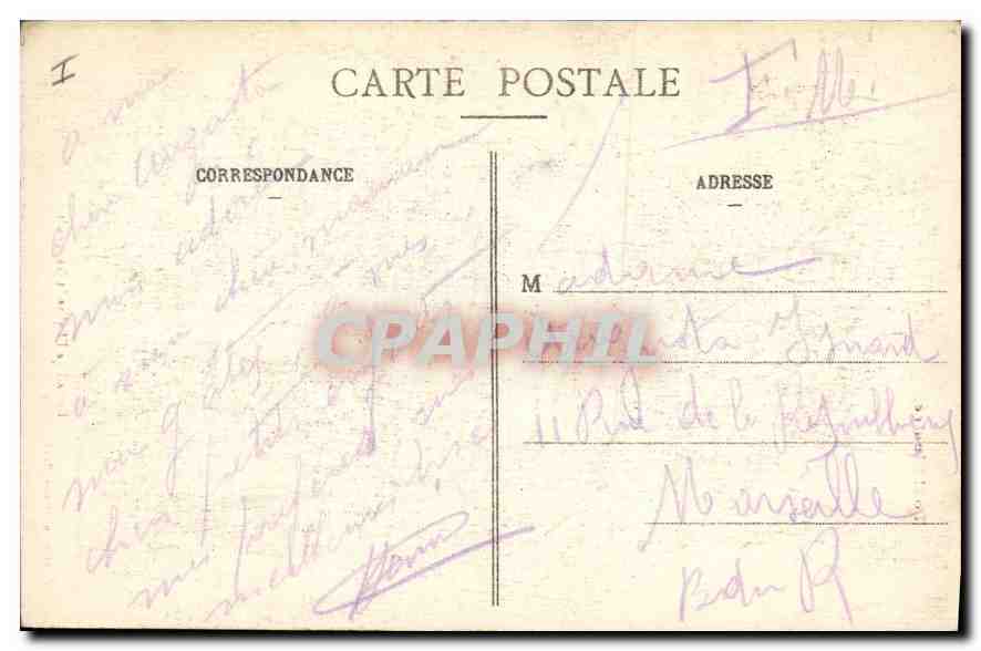 CPA Toul Portail de l'Eglise St Gengoult — Rückseite
