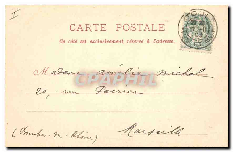 CPA Toul l'Hotel de Ville (Ancien Eveche) — Rückseite