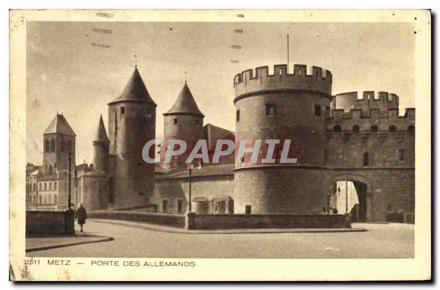 CPA Metz Porte des Allemands